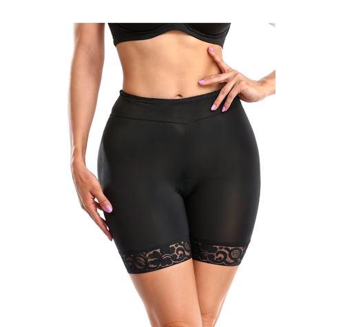 Faja Short Con Varillas y Silicona Antideslizante Levanta Cola-3