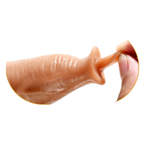 Consolador Vibrador Con Lengueta Con Efecto De Calor 360-5