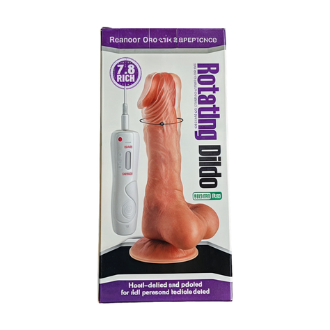 Rotating Dildo Realista Vibrador Rotativo Control -5