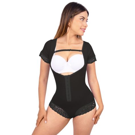Faja Body Premium Manga Corta Moda King original-0