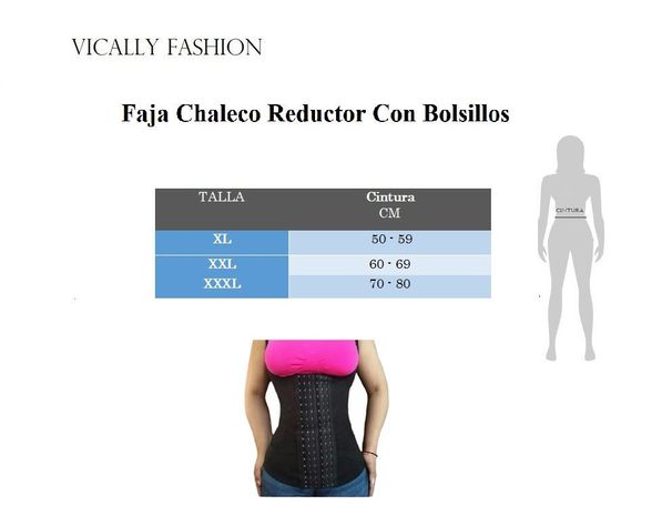Faja Chaleco Entrenador De Cintura Con Bolsillos-4