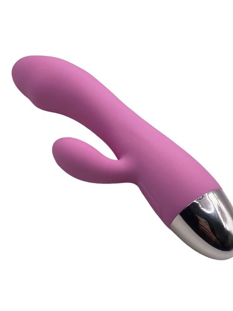 Consolador Vibrador De Silicona Doble Cabeza-0