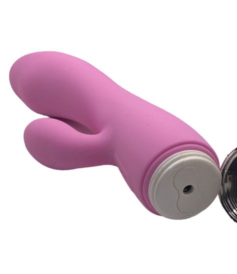 Consolador Vibrador De Silicona Doble Cabeza-2