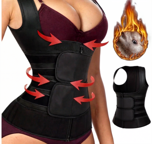 Faja De Neopreno Entrenador De Cintura Tipo Corsé -3
