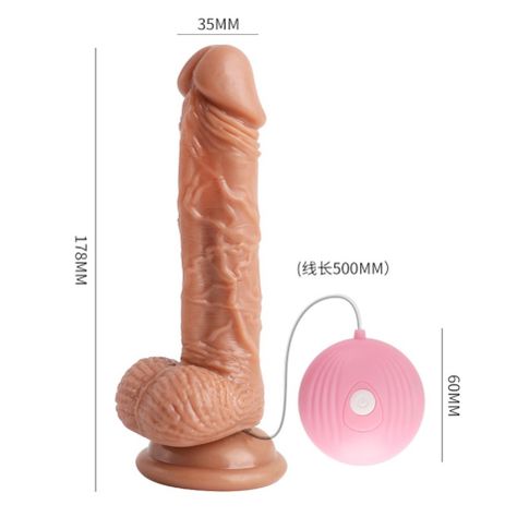 Dildo Consolador Vibrador David Realista Con Ventosa-1