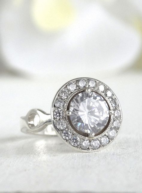 Solitario Plata Halo Circones-2