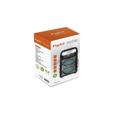 Parlante Fujitel Recargable Bt 5w 4 Negro Bluetoot Parlante-1