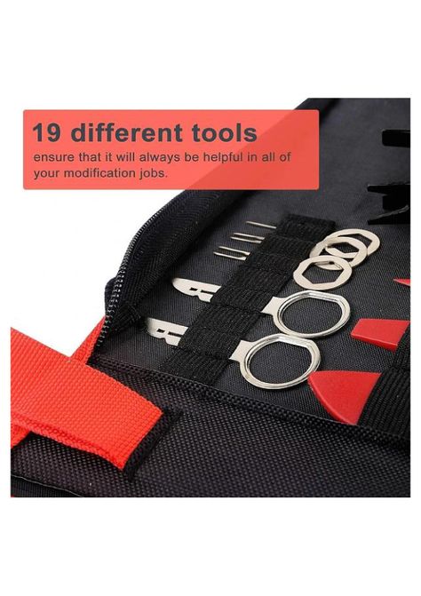 Kit De 19 Herramientas Para Desmontar Molduras De Coche Y Radio-4
