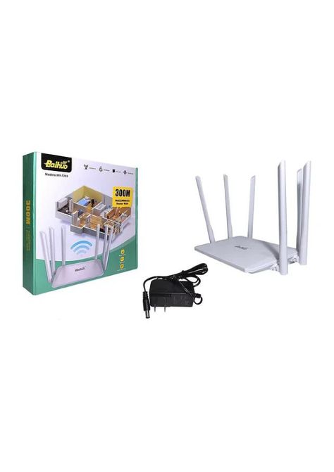Router Wan Repetidor Inalámbrico 300mbps 6 Antenas My-7253-2