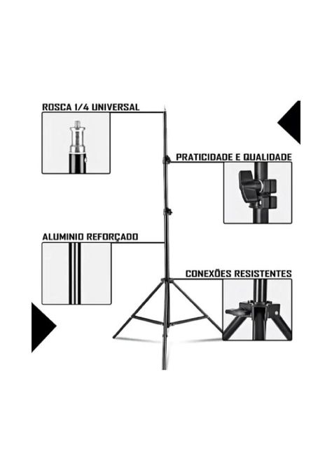 Trípode de 2.10 Metros Para Teléfono Celular, Luz Anular, Iluminador, Cámara-6
