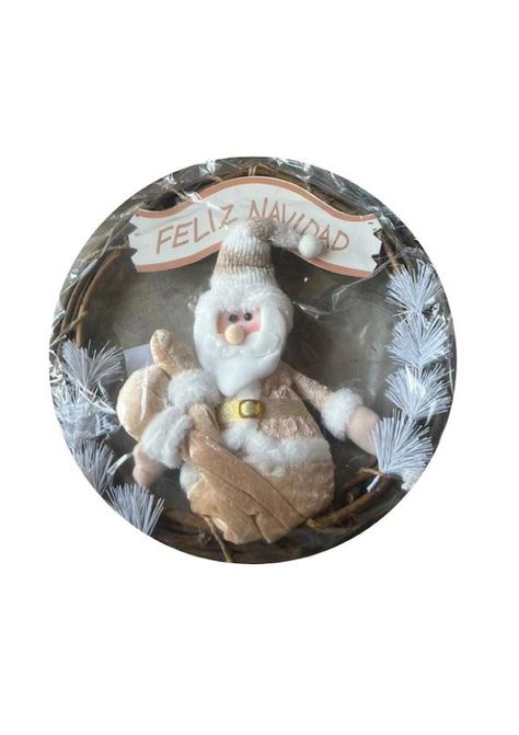 Adornos Con Muñeco Para Puerta Navideño-0