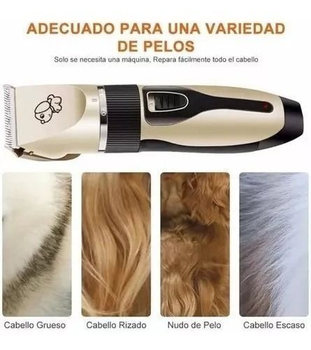 Maquina Cortar Pelo Perros Cortadora Canina Accesorios-3