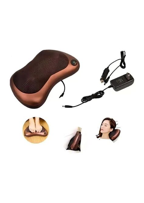 Cojín Masajeador Eléctrico Almohada Cojín Lumbar Cuello Pierna-0