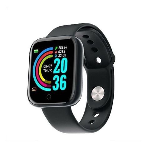 Smartwatch Smart Bracelet D20 Notificaciones Para Samsung y Iphone Negro-1