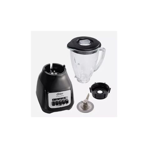 Licuadora Oster® 2 velocidades más pulso y vaso de vidrio BLSTKAGBPB-1