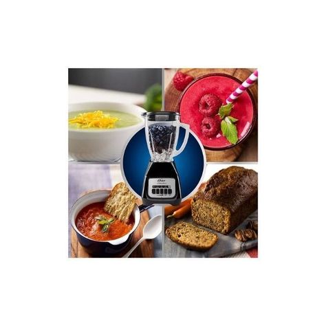 Licuadora Oster® 2 velocidades más pulso y vaso de vidrio BLSTKAGBPB-2