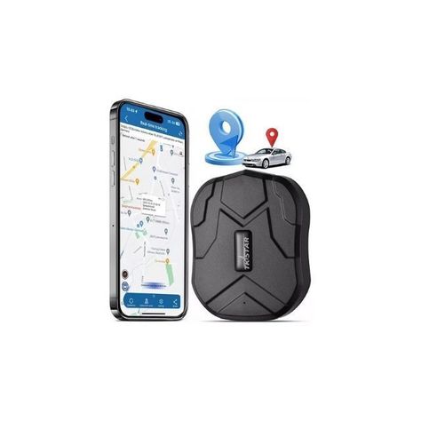 GPS Tk905 4g Tracker Impermeable 5000mah con imán para coche color negro-1