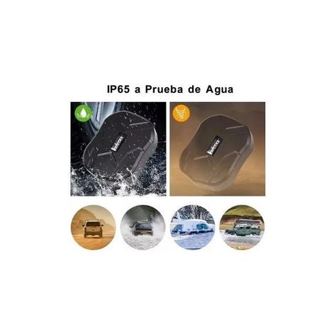 GPS Tk905 4g Tracker Impermeable 5000mah con imán para coche color negro-3