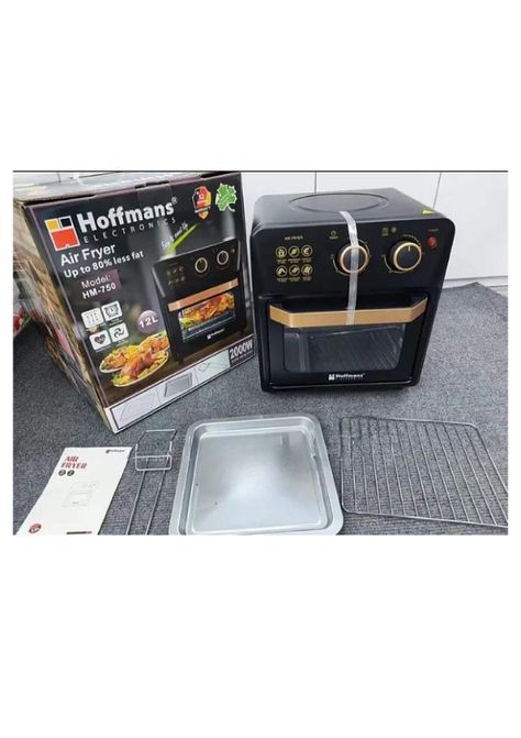Freidora De Aire Horno Multifunción Hoffmans ﻿HM-750 12L 2000W-1