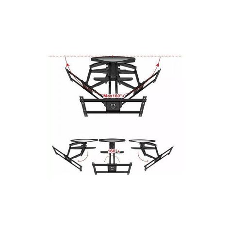 Brazo Articulado Base Tv Soporte Universal 55 A 85 Pulgadas-2