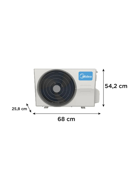 Aire acondicionado Midea Xtra Split Inverter 12000 BTU Frío-Calor-4