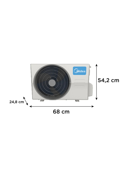 Aire acondicionado Midea Xtra Split Inverter 9000 BTU Frío-Calor-3