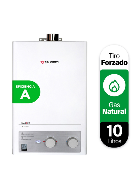 Calefont 10 litros Gas natural Tiro forzado Splendid (sin kit)-0