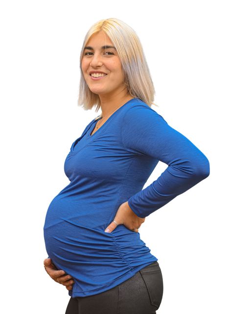 Polera Maternal y Lactancia Índigo-0
