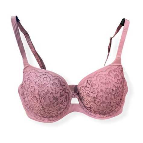 Sostén Push Up Encaje Violeta 36D - Victoria's Secret-0