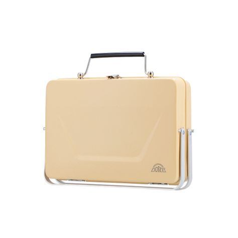 Parrilla Portatil Compact Grill M Beige Doite-2