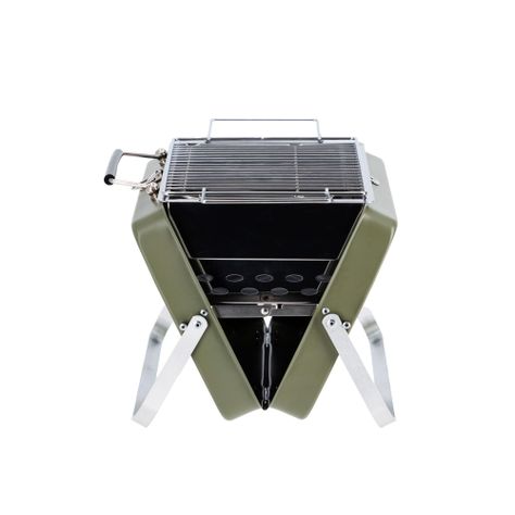 Parrilla Portatil Compact Grill M Verde Doite-6