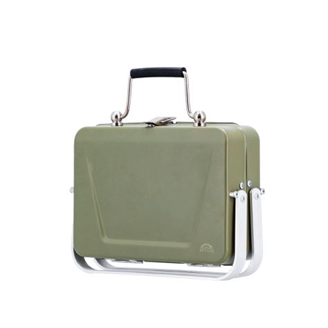 Parrilla Portatil Compact Grill M Verde Doite-2