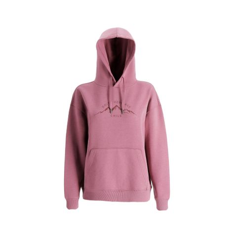 Poleron Hobby Print Mujer Rosado Doite-0
