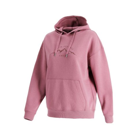 Poleron Hobby Print Mujer Rosado Doite-1