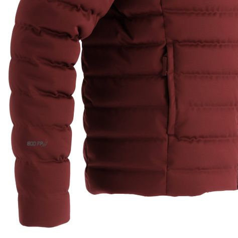 Parka Pluma Amorak Rojo Hombre Oscuro Doite-3