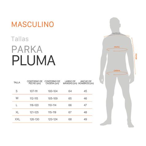 Parka Pluma Amorak Hombre Azul Marino Doite-6