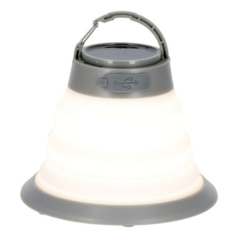 Lámpara Solar Plegable Voltair 150 Lúmenes Gris Doite-1