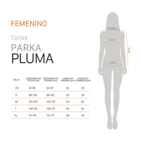 Parka Pluma Amorak Negro Mujer Doite-4