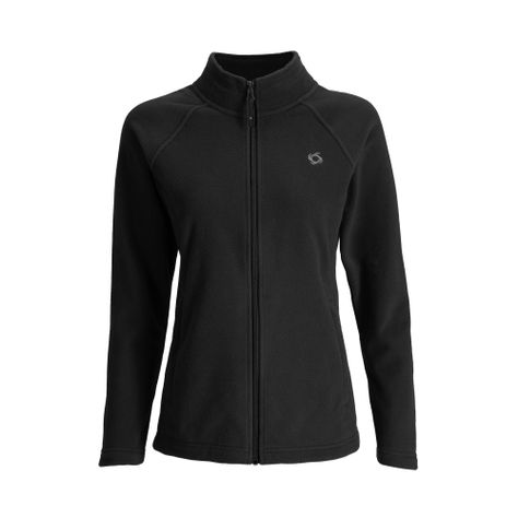 Chaqueta Polar Fleece Belenus Negro Mujer Doite-0