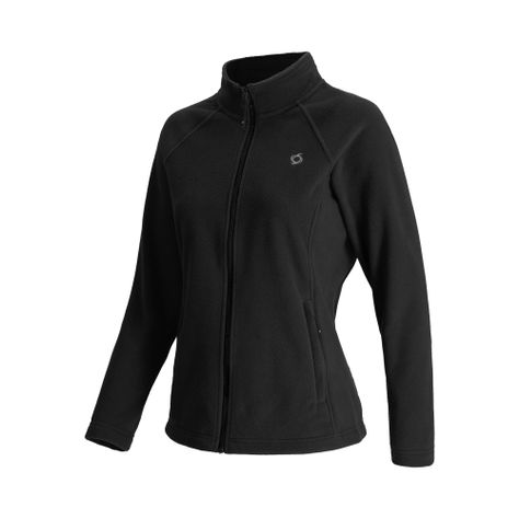 Chaqueta Polar Fleece Belenus Negro Mujer Doite-1