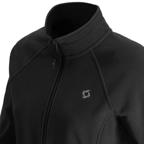 Chaqueta Polar Fleece Belenus Negro Mujer Doite-3