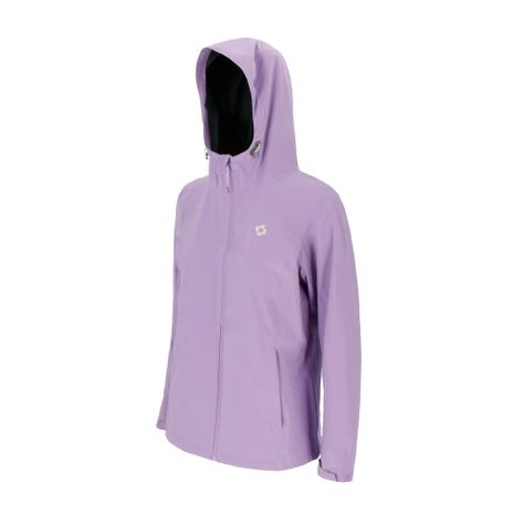 Cortaviento Impermeable Liven Mujer Lila Doite-1