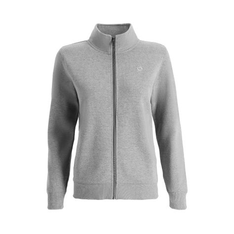 Poleron Unic Mujer Gris Doite-0