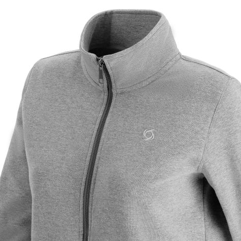 Poleron Unic Mujer Gris Doite-3
