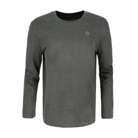 Polera Manga Larga Deportiva Lava Hombre Gris Oscuro Doite-0