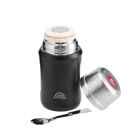 Termo De Comida Negro 600Ml Doite-7