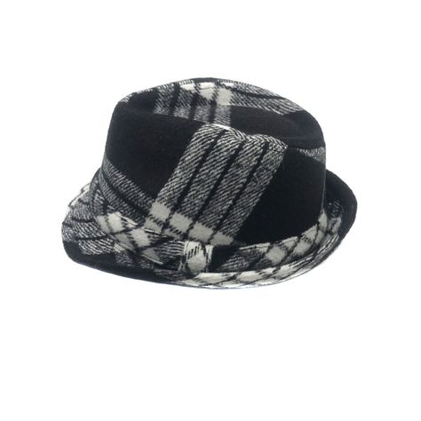 Sombrero Inglés Fantasía Negro Blanco  Talla M-1