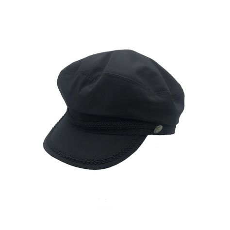 Gorra Griega Verano Color Negro Talla M-0