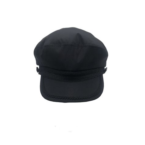 Gorra Griega Verano Color Negro Talla M-2