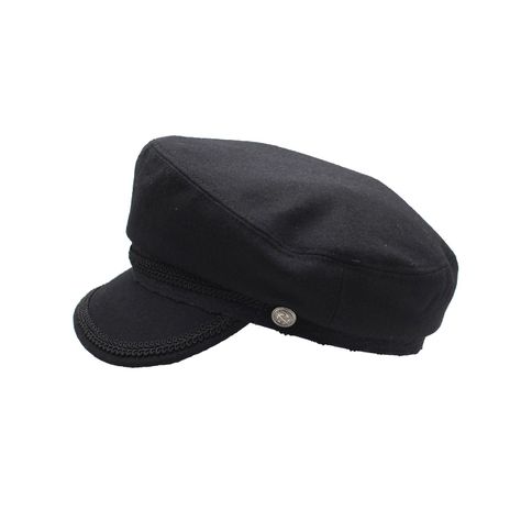 Gorra Griega Inv. Color Negro Talla S-2
